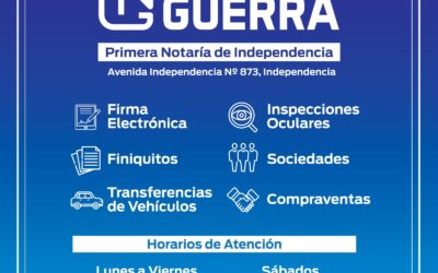¡Esta es la primera notaría de Independencia!